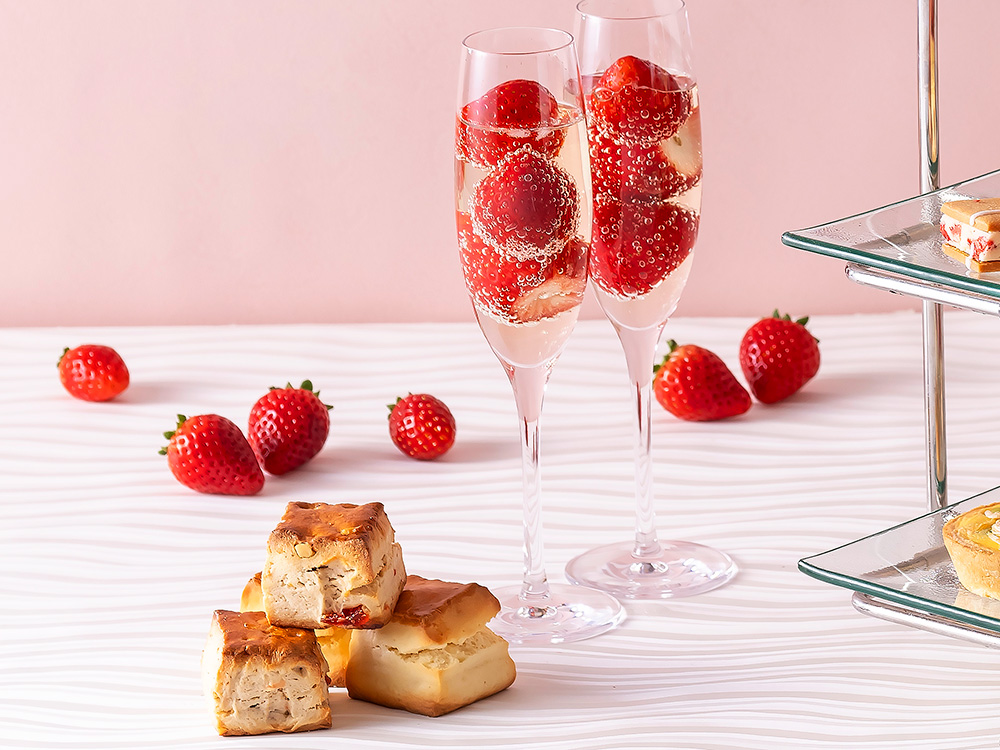 Afternoon tea - Strawberry Scone
