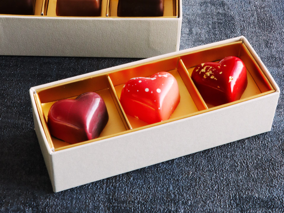 Chocolat Valentin - 3 types