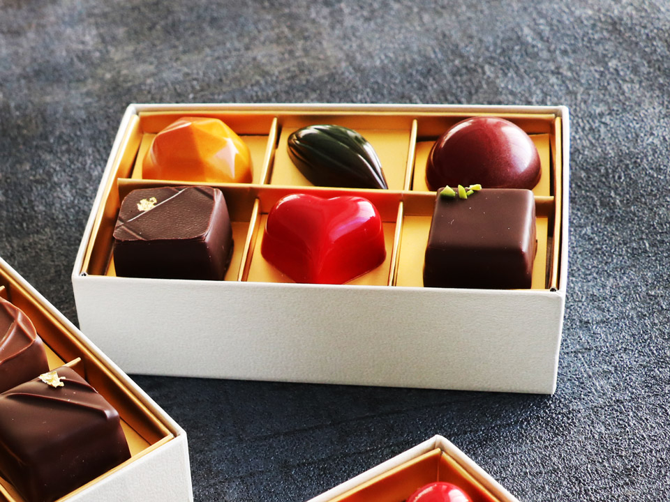 Chocolat Valentin - 6 types