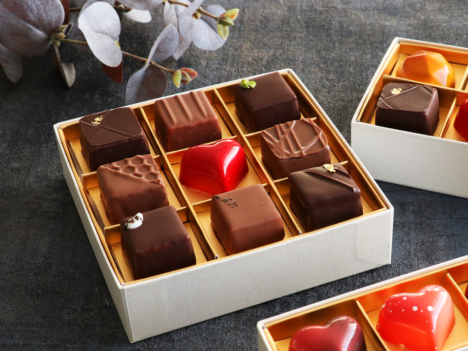 Chocolat Valentin - 9 types