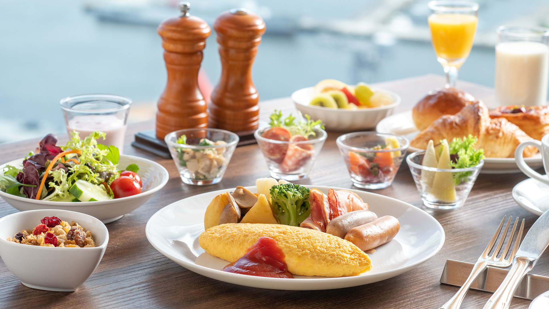 朝食ブッフェのイメージ
