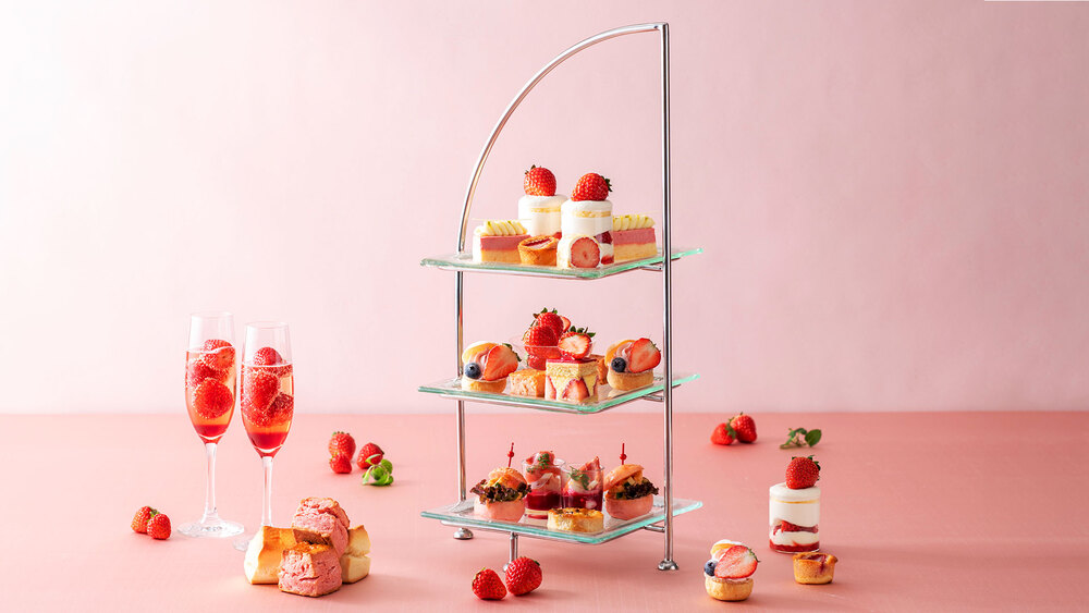 Strawberry afternoon tea