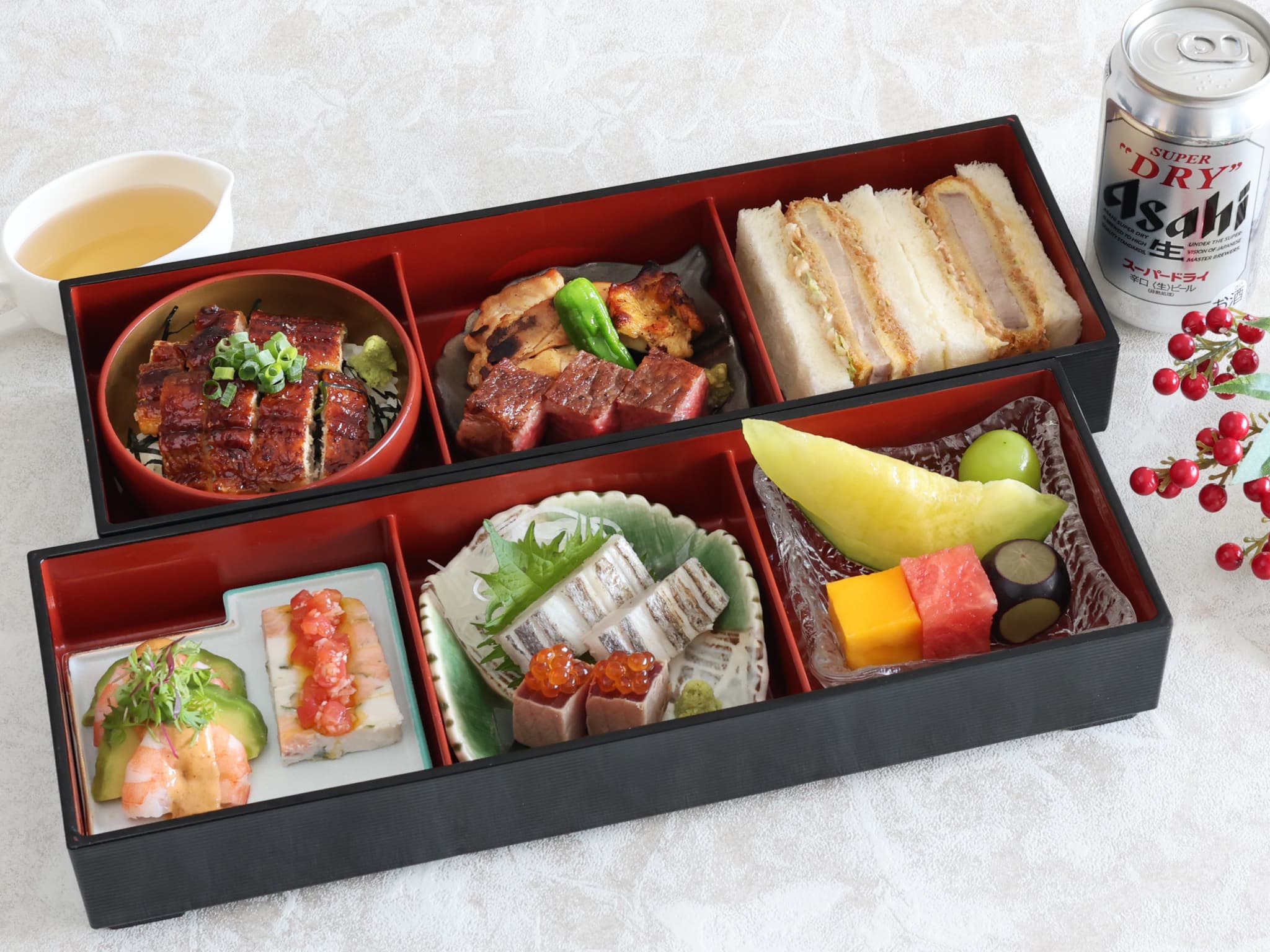 Image of a fireworks bento box