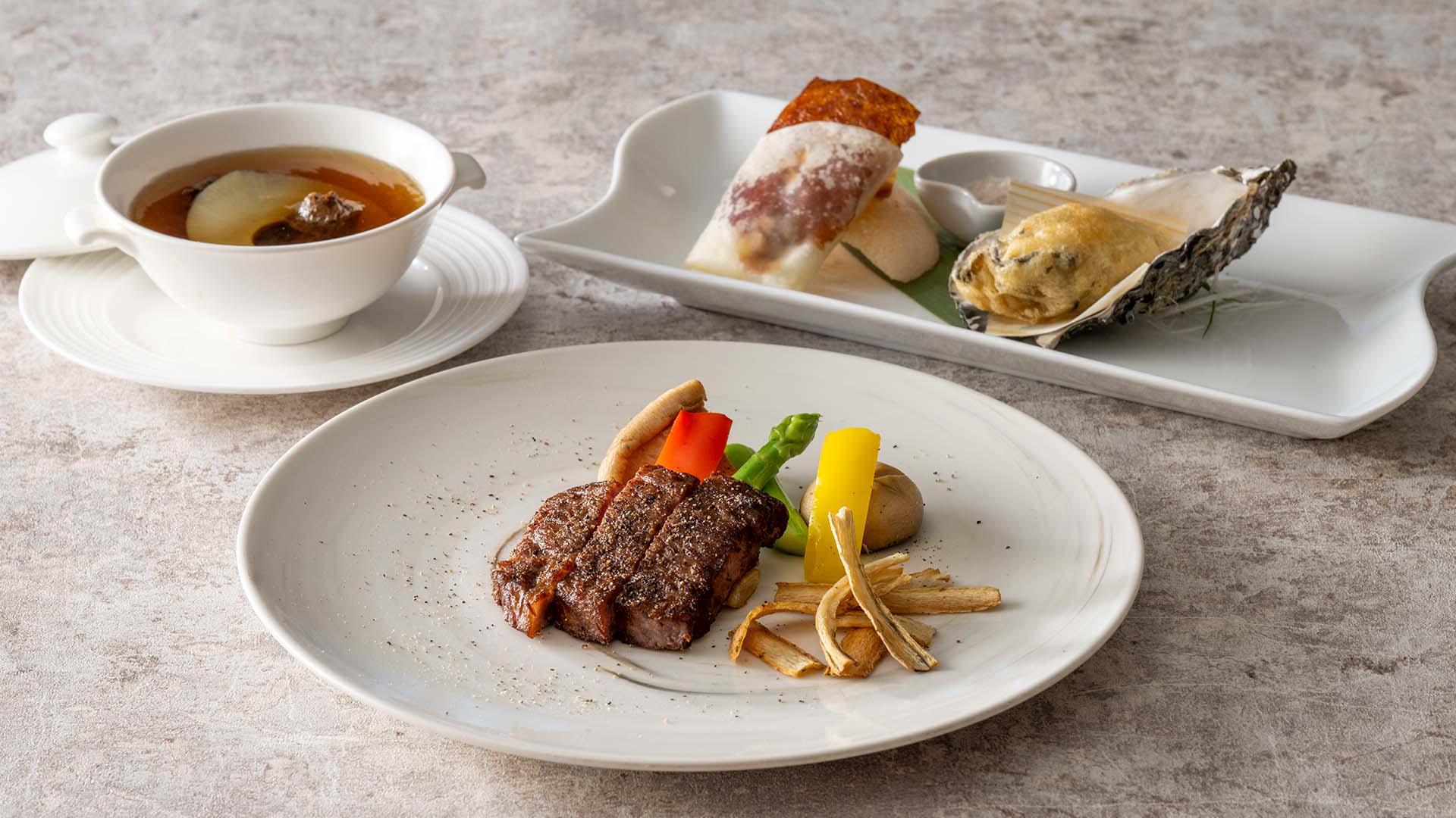 実りの瀬戸内 ― 牡蠣・オリーブ牛｜中国料理「カリュウ」